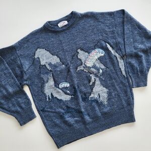 Vintage Wool Blend Mountain Parachuters Sweater